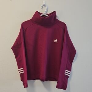Adidas Women's Sweater - Burgundy